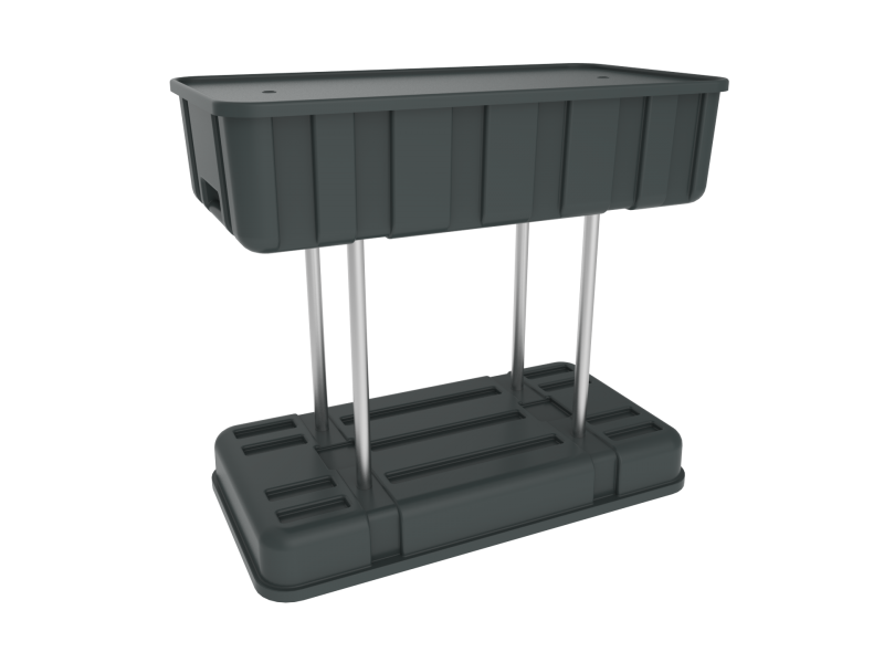 Case- Wheeled Transport Case with Molded Handle